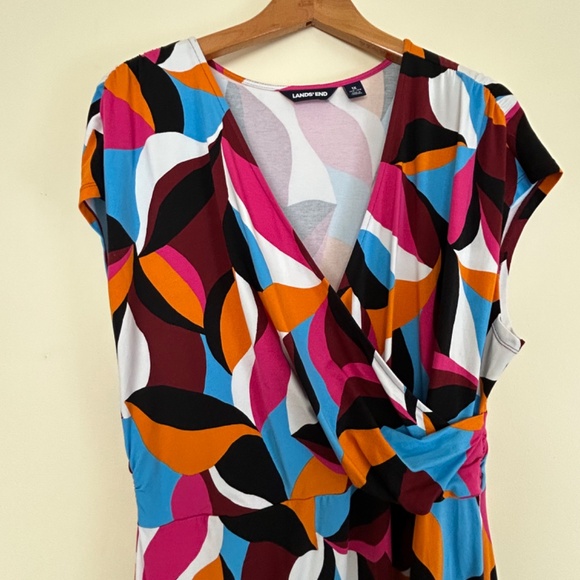 Lands End Maxi Sundress NWOT 1X 16-18 - Picture 3 of 6